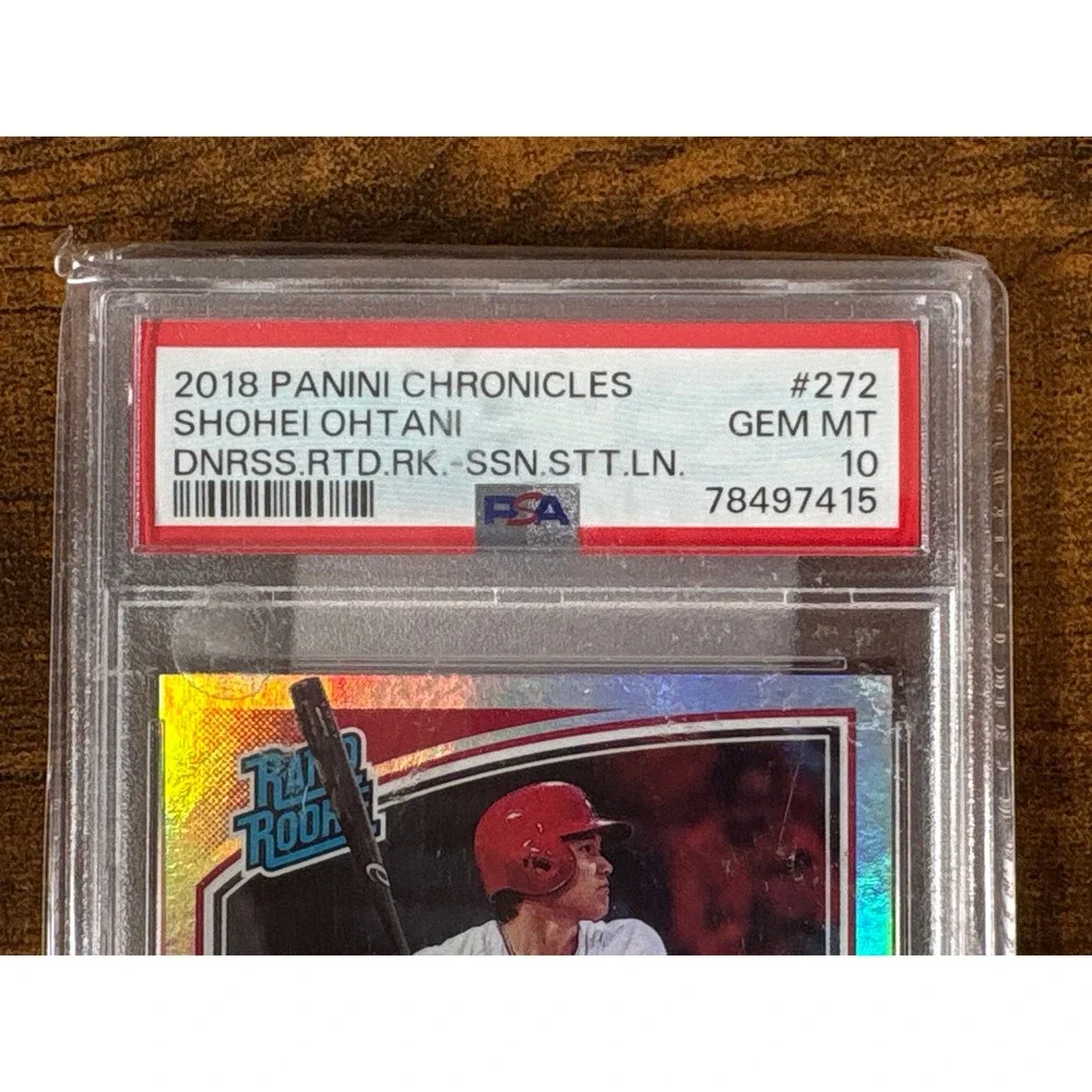 2018 Panini Chronicles Shohei Ohtani #272 Donruss Rated Rookie PSA 10 324/332